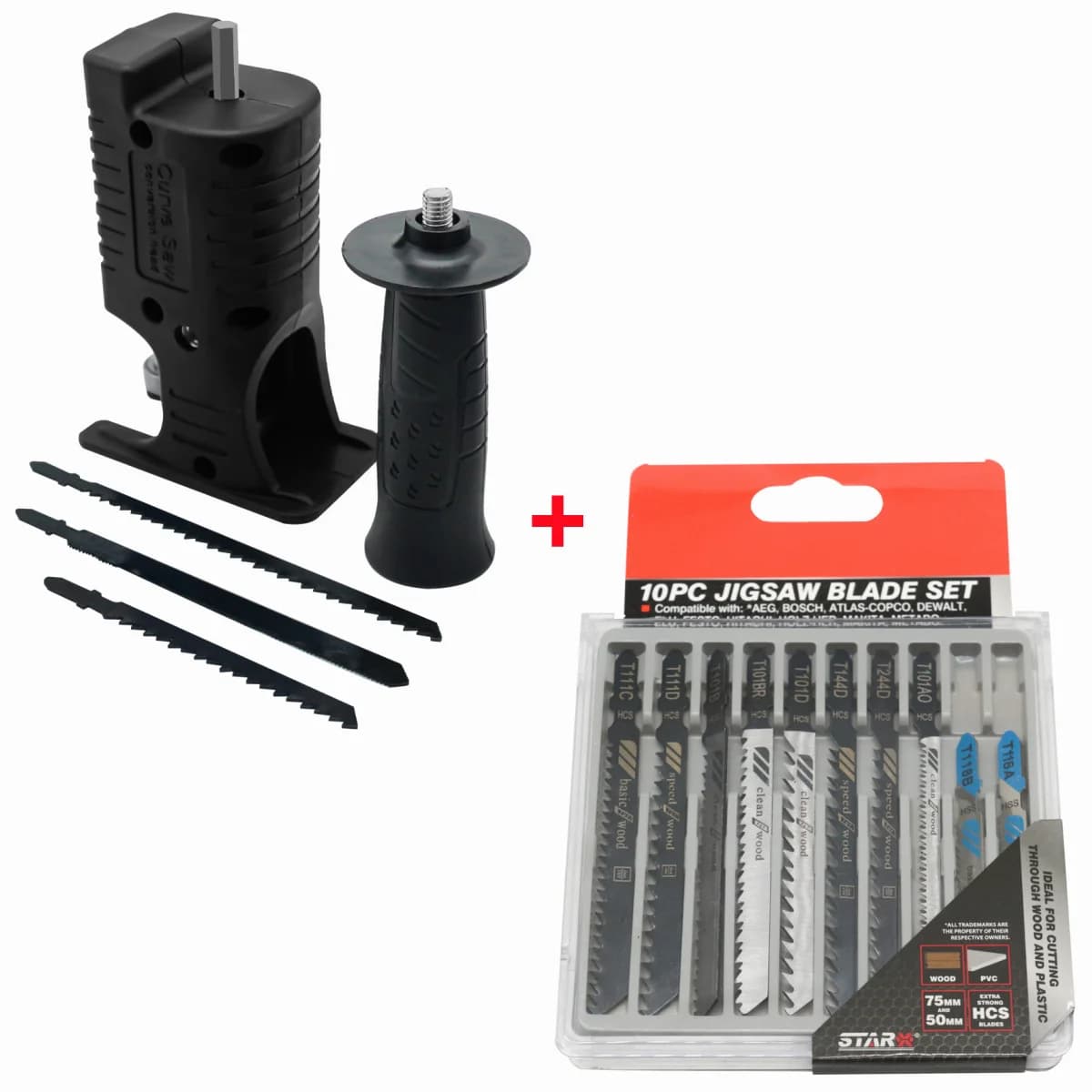 Hordozható reszelős fűrész adapter fúrógépekhez