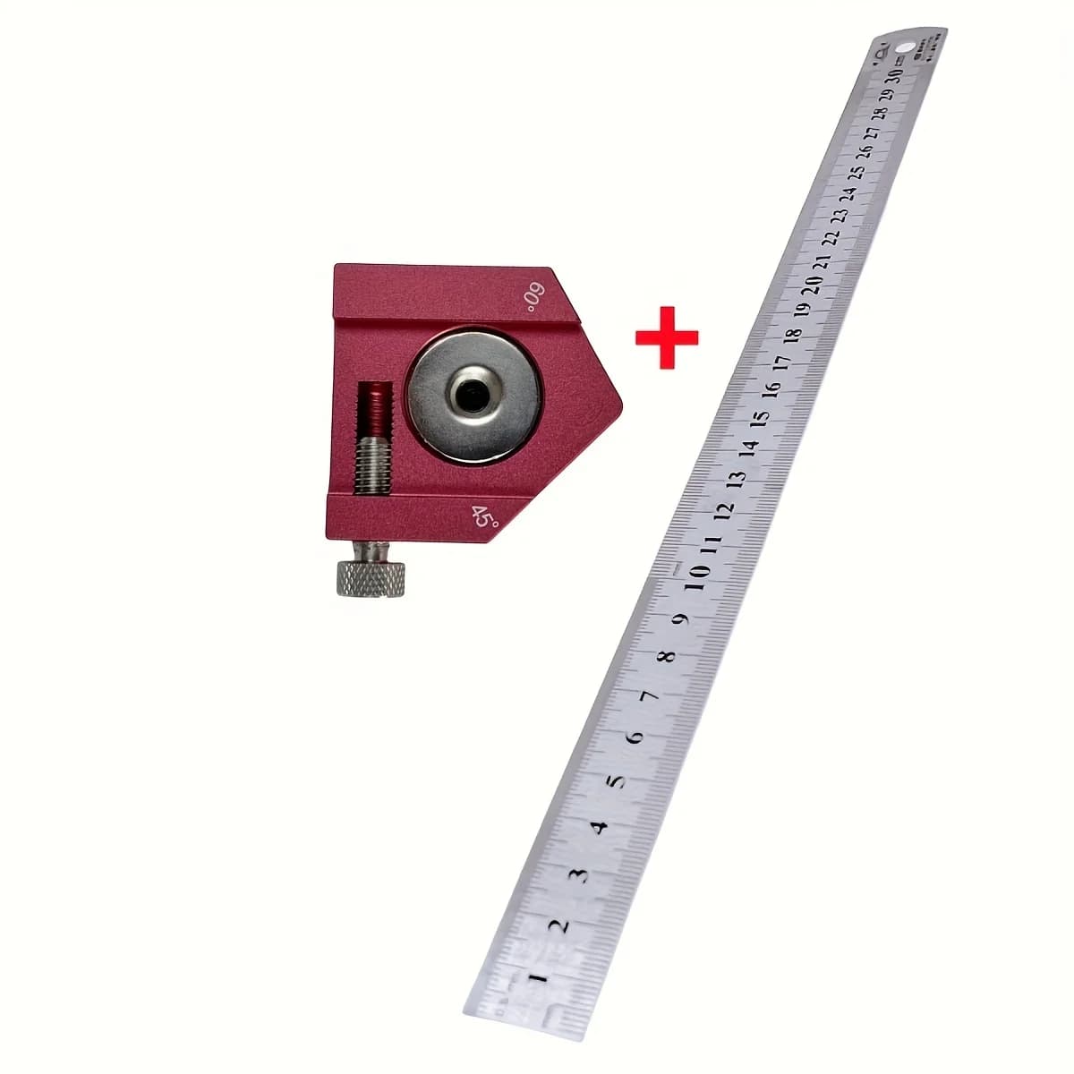 0-300mm kombinált asztalos derékszög mérő vésett skálával